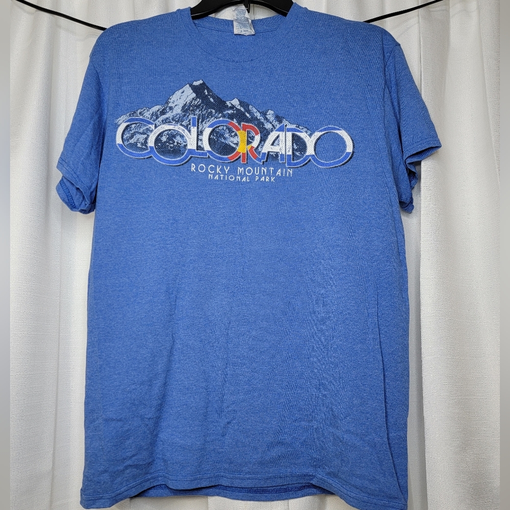 Blue Rocky Mountain National Park shirt
